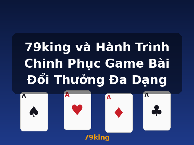 79king và Hành Trình Chinh Phục Game Bài Đổi Thưởng Đa Dạng - 79king