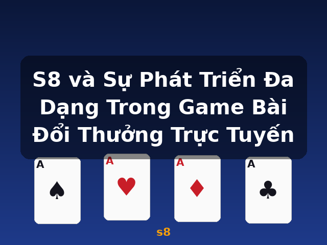S8 và Sự Phát Triển Đa Dạng Trong Game Bài Đổi Thưởng Trực Tuyến - s8