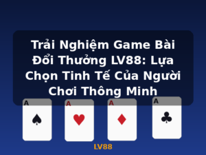 Trải Nghiệm Game Bài Đổi Thưởng LV88: Lựa Chọn Tinh Tế Của Người Chơi Thông Minh - LV88