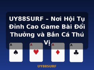 UY88SURF – Nơi Hội Tụ Đỉnh Cao Game Bài Đổi Thưởng và Bắn Cá Thú Vị - UY88SURF