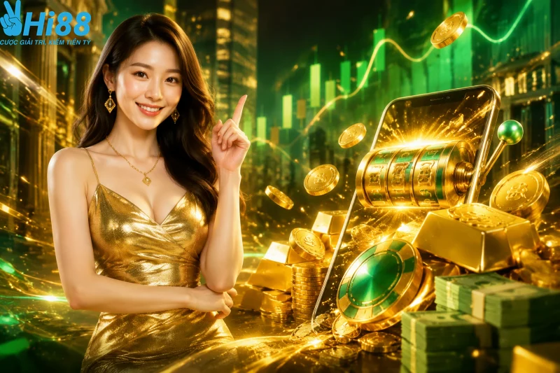 Bí quyết quay hũ thắng lớn cùng game nổ hũ thành phố vàng HI88