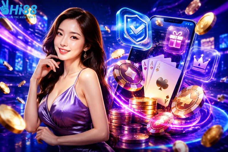 Các chương trình khuyến mãi và hoàn trả hấp dẫn tại Baccarat HI88
