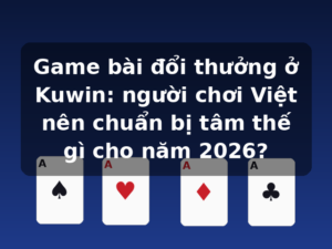 Game bài đổi thưởng ở Kuwin: người chơi Việt nên chuẩn bị tâm thế gì cho năm 2026?