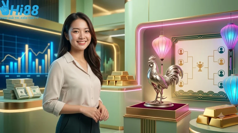 Hai chiến kê cựa sắt đối mặt nhau trong sân đấu truyền thống đầy kịch tính