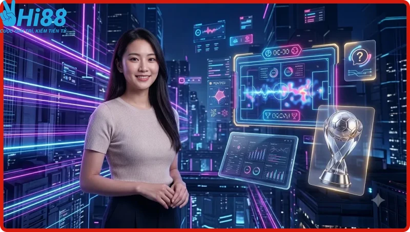 Hình minh họa người chơi tìm hiểu bảng kèo bóng đá và dữ liệu trận đấu trước khi tham gia.