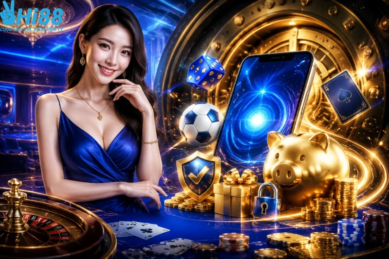 Lợi ích bảo mật vượt trội và tốc độ truy cập mượt mà khi cài đặt app HI88
