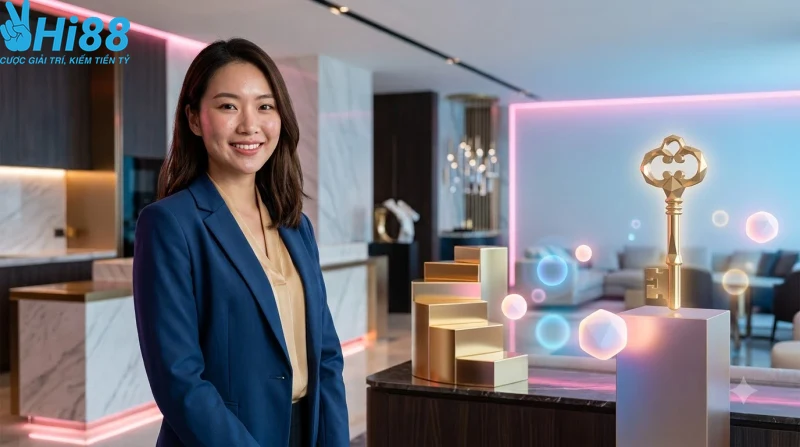 Người dùng tương tác với giao diện đăng ký premium platform an toàn và hiện đại