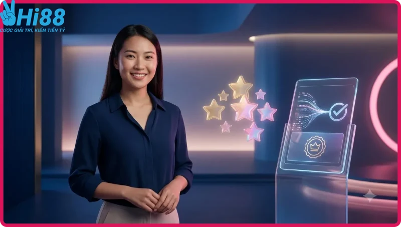 Người dùng tương tác với giao diện đăng ký premium platform an toàn và hiện đại