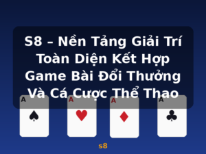 S8 – Nền Tảng Giải Trí Toàn Diện Kết Hợp Game Bài Đổi Thưởng Và Cá Cược Thể Thao - s8