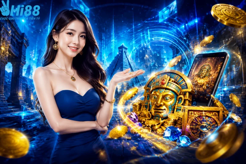 Trải nghiệm game nổ hũ kho báu Aztec HI88 mượt mà trên thiết bị di động