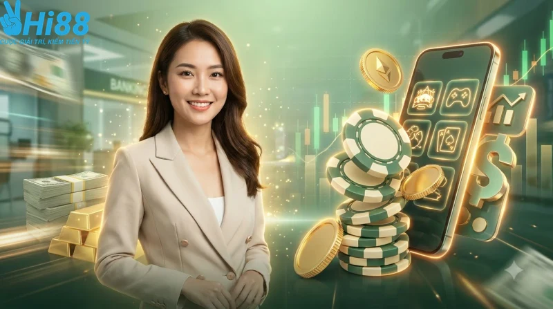 Trải nghiệm xóc đĩa trực tuyến tại HI88 với không gian sang trọng